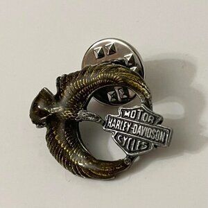 Harley Davidson Motorcycles Pin Eagle